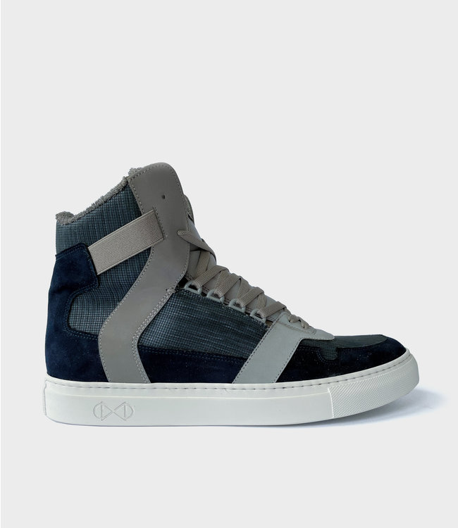 Nat-2 Wooden Cube - Navy | World’s first wooden vegan sneakers