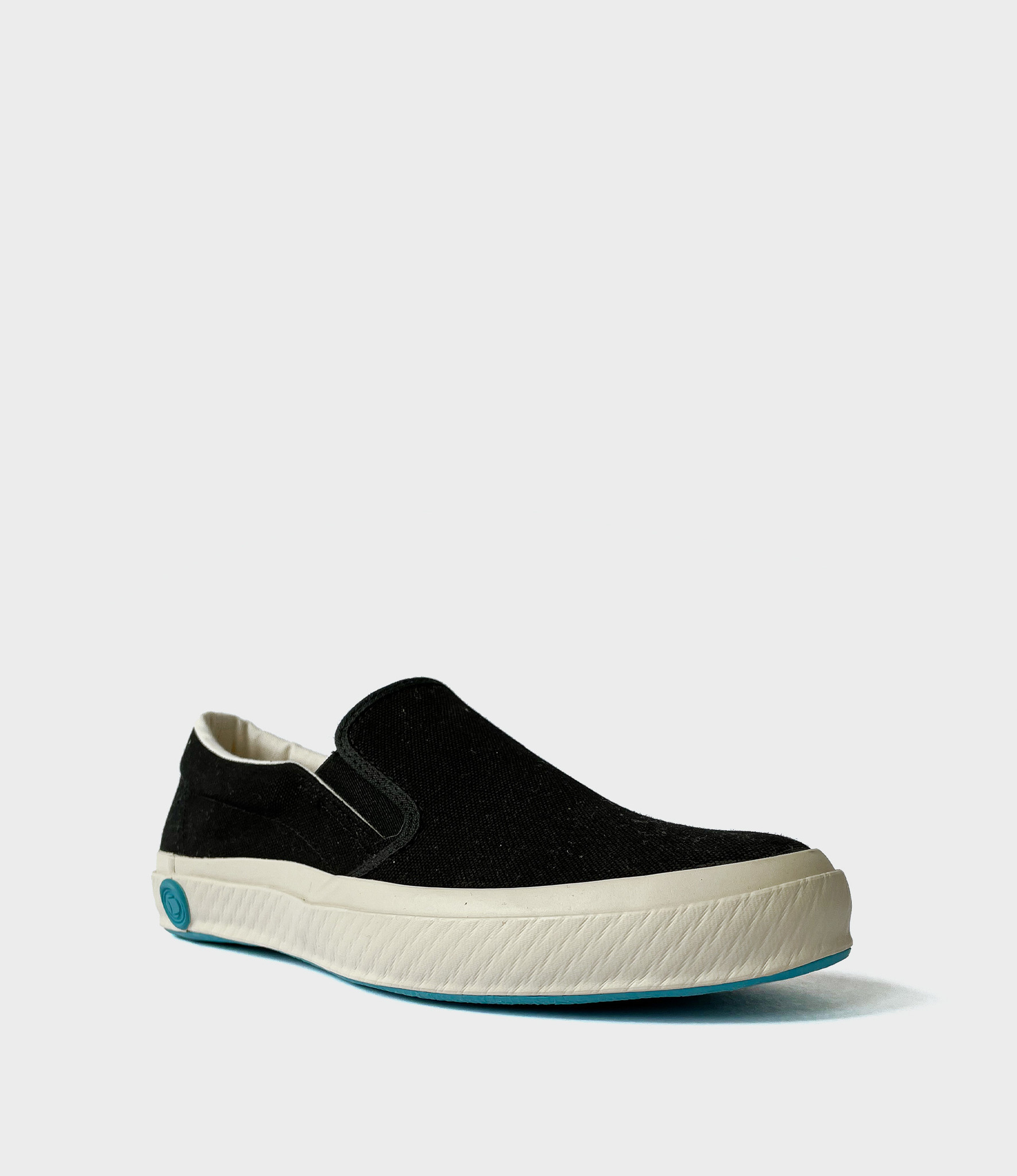 Shoes Like Pottery Slip on Black Vulcanized vegan sneakers Sneaky