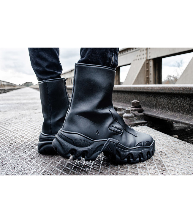 Rombaut Boccaccio II Lite - Black | Vegan sneakerboot