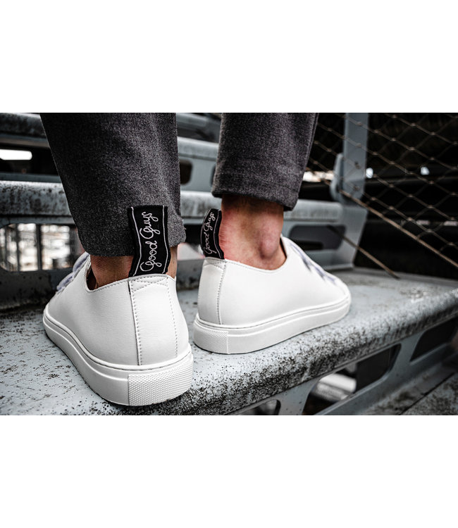 Good Guys Don't Wear Leather Keith - White vegan sneakers
