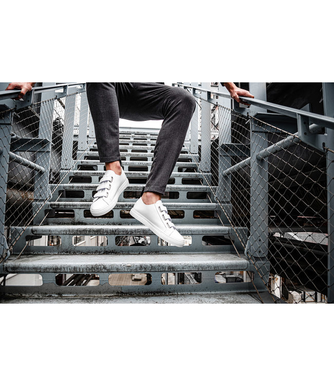 Good Guys Don't Wear Leather Keith - White vegan sneakers