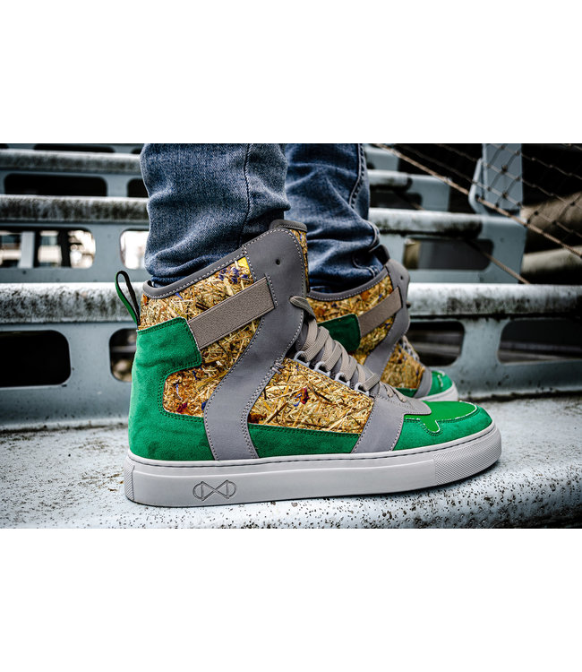 Nat-2 Hayfield Cube | Vegan sneakers gemaakt van de Beierse weilanden