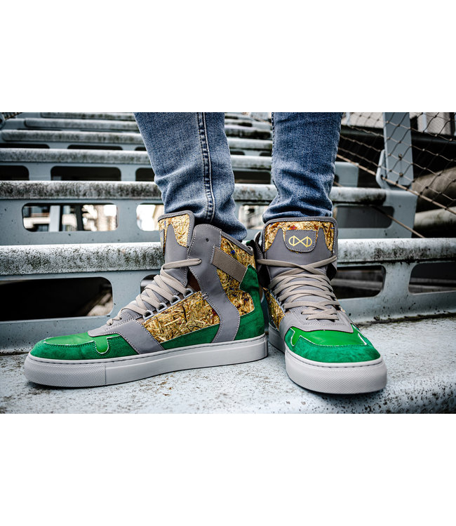 Nat-2 Hayfield Cube | Vegan grass-sneakers made from the Bavarian meadows