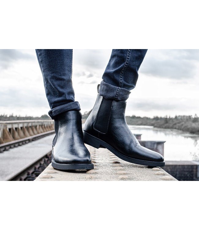 Brave Gentleman Lover - Black | High quality vegan Chelsea boots