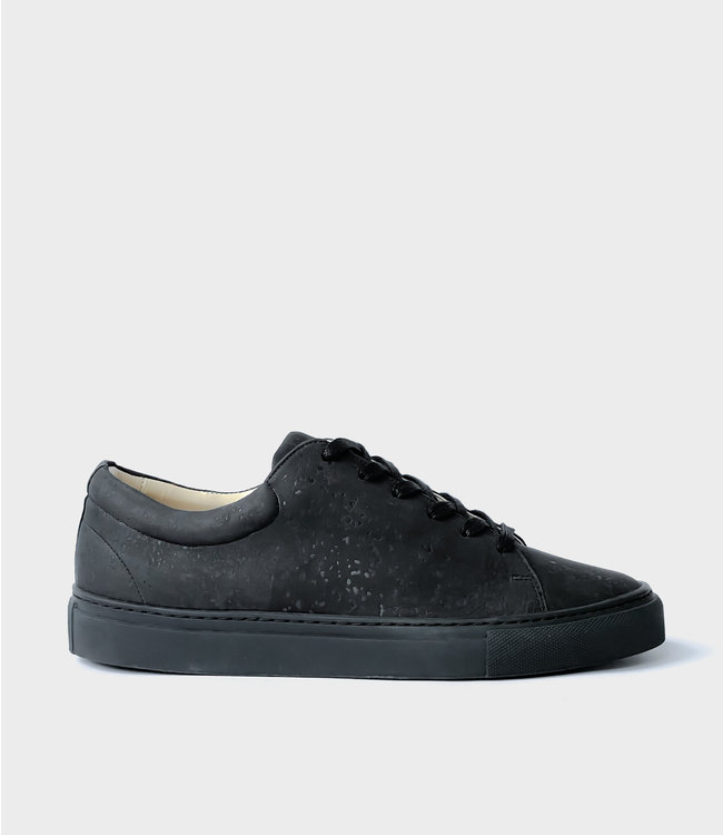 Sydney Brown Sneaker Low - Charcoal | Vegan Kurk sneakers