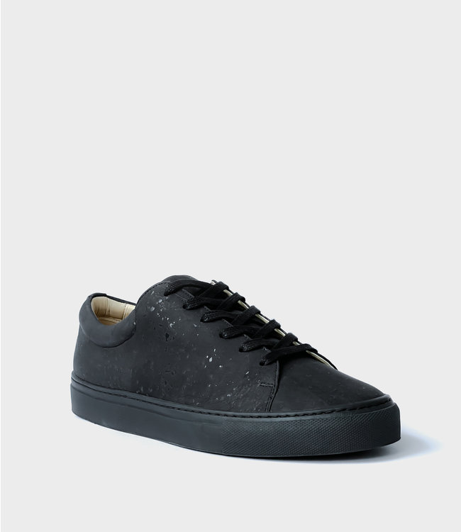 Sydney Brown Sneaker Low - Charcoal | Vegan Cork sneakers