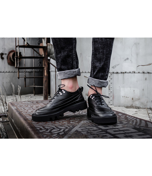 Rombaut OLOV - Beyond Leather Black | Vegan Derby schoen