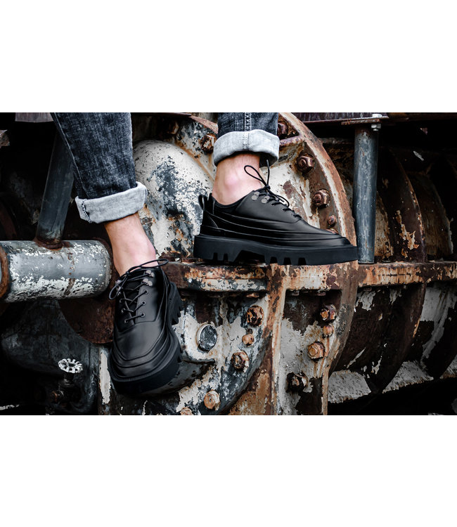 Rombaut OLOV - Beyond Leather Black | Vegan Derby schoen