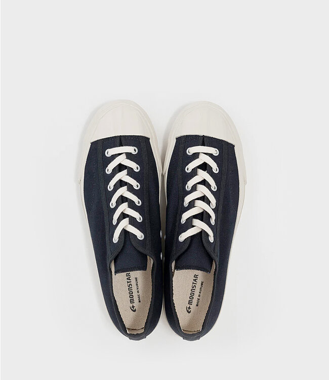 Moonstar Gym Classic - Navy | Vulcanized vegan sneakers