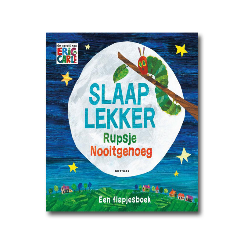 Gottmer Slaap lekker Rupsje Nooitgenoeg - Flapjesboek - Eric Carle