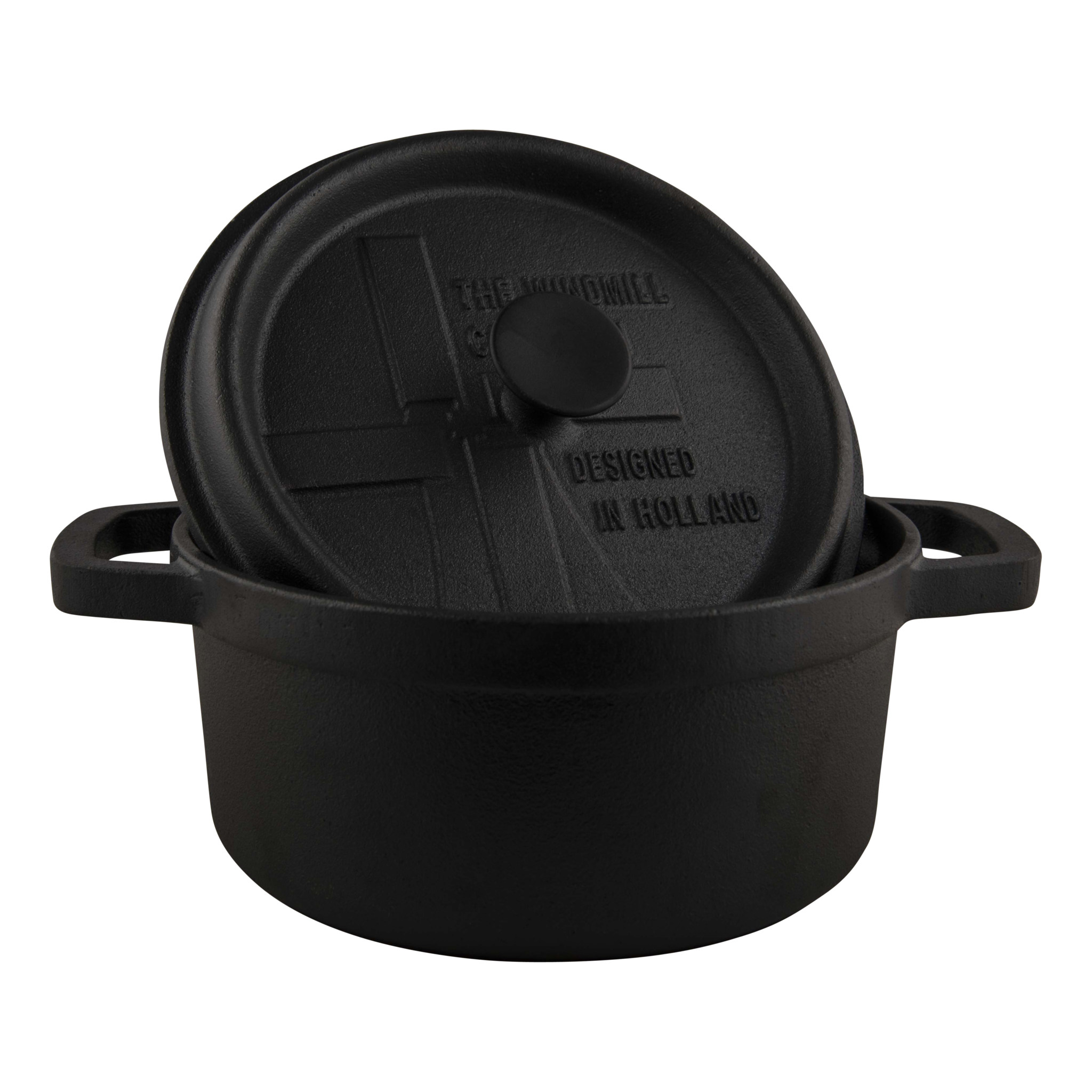 stoom Refrein bout The Windmill BBQ Pan With Small Lid 2 liter - The Windmill Cast Iron