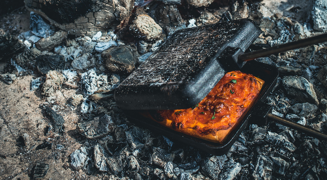 Pizza uit eigen tuin!  
