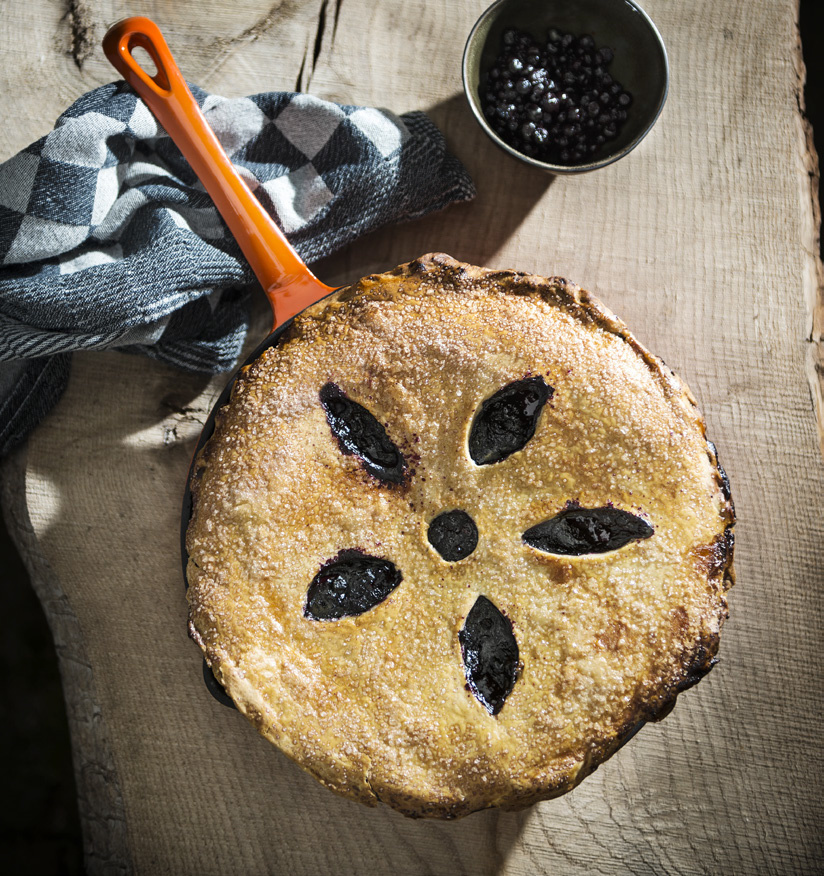 Rezept: Blueberry Dream Skillet Pie