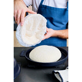 The Windmill geëmailleerde broodbakbol