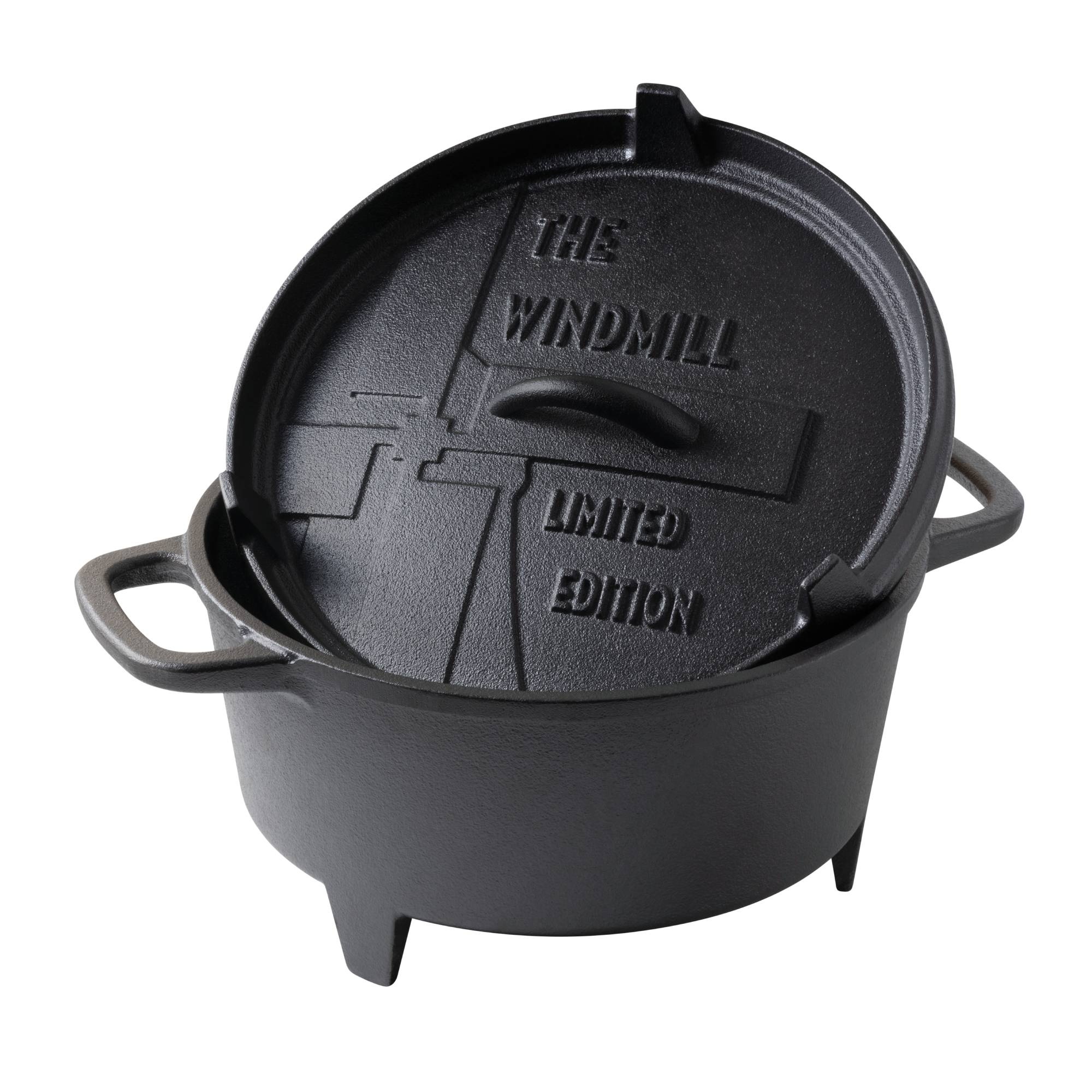 Dutch Oven 4 5 Qt Limited Edition Pre seasoned The Windmill Cast