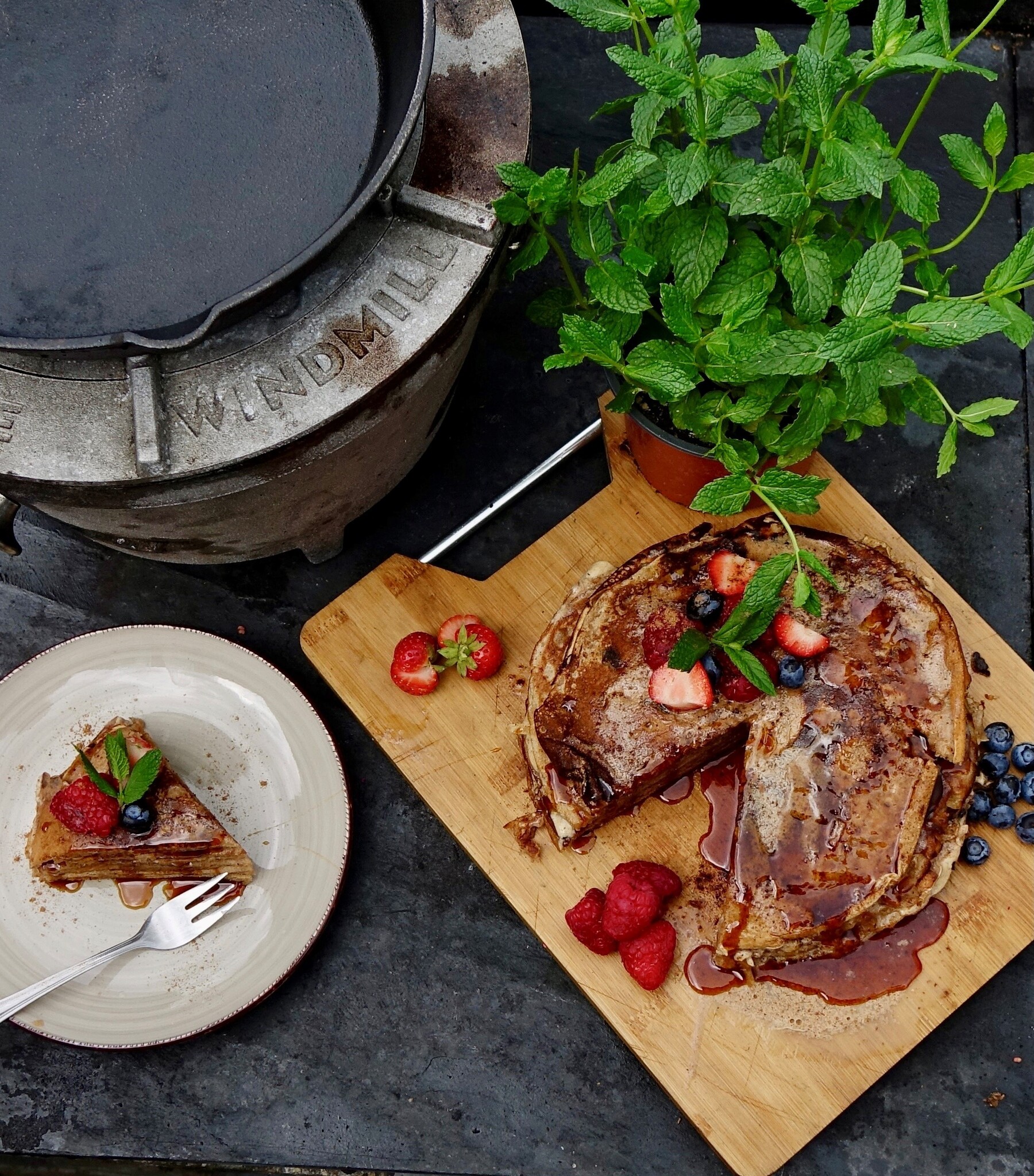 Recept: Pannenkoekentaart met kaneeltoetjesmix