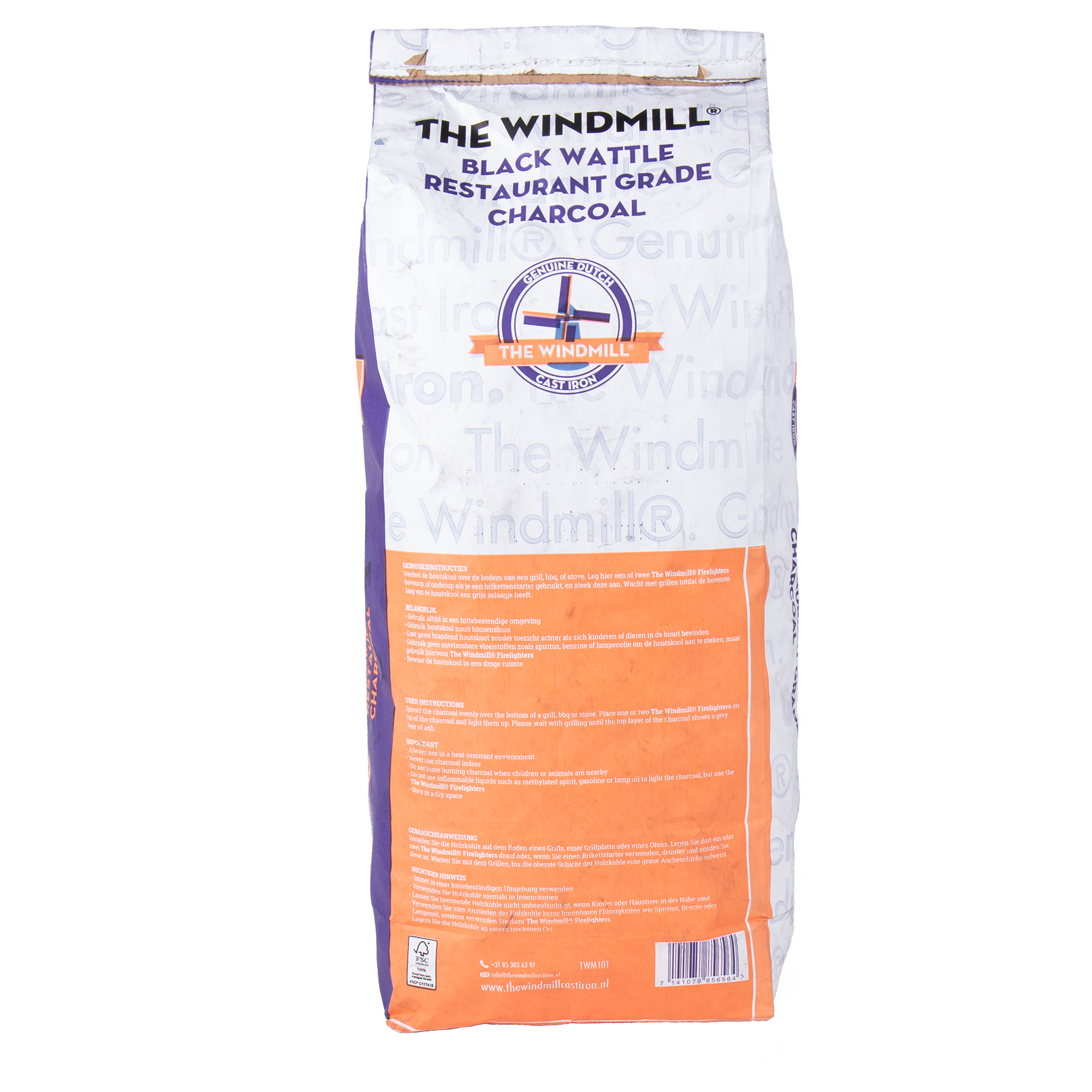 Premium South African Black Wattle Houtskool