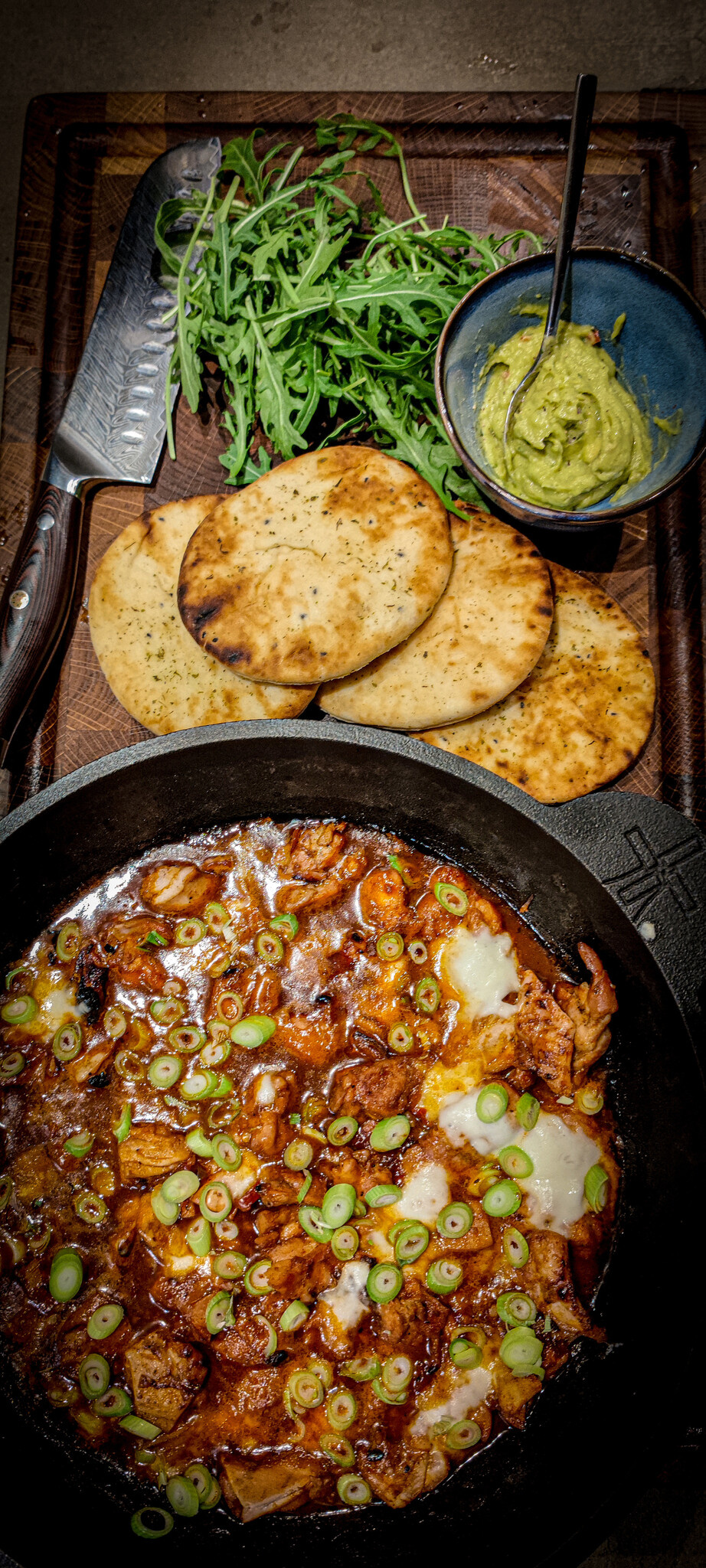 Recipe: Marinated Spicy Chicken with Naan