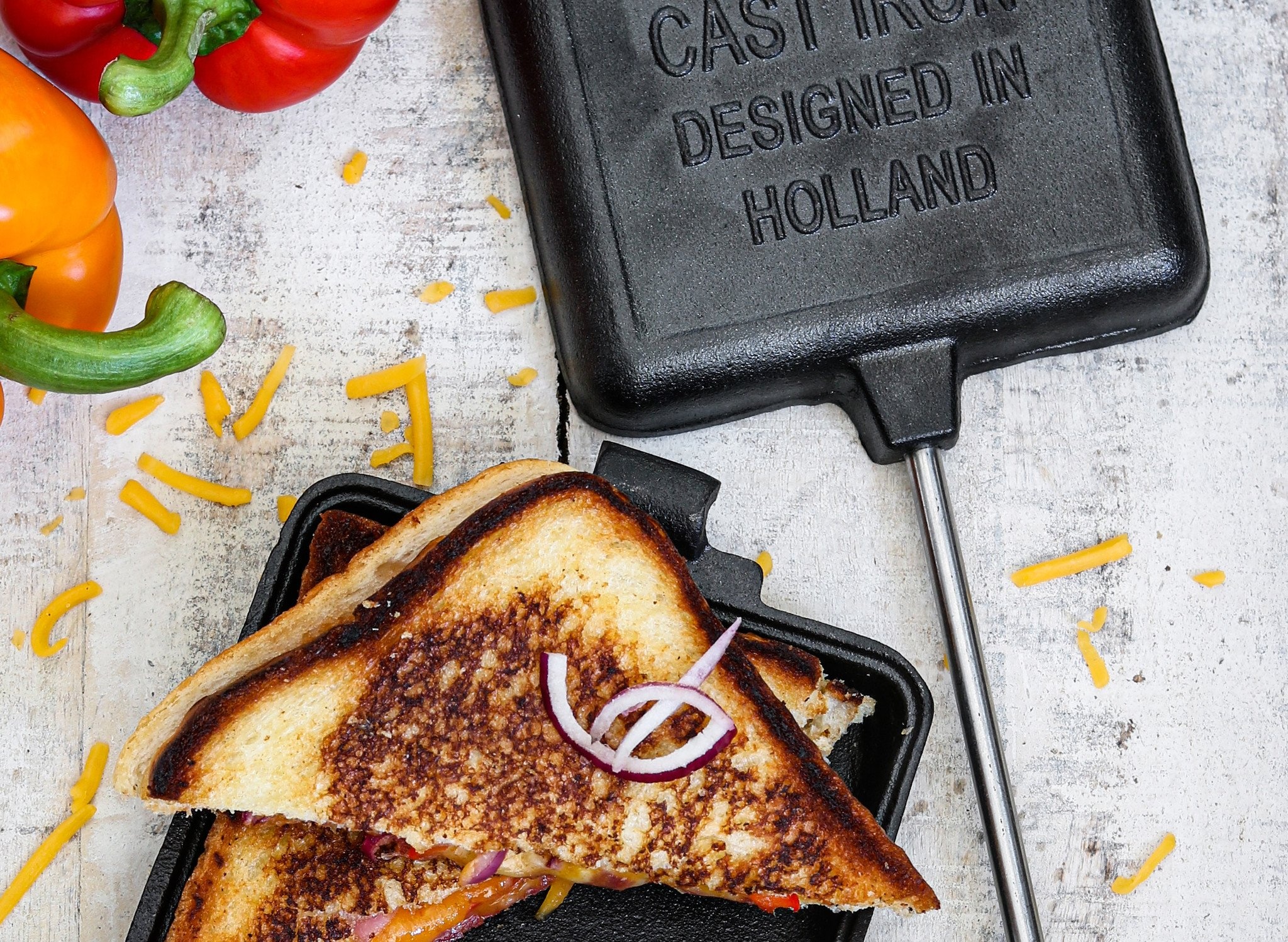 Barbecue-Hähnchen-Toastie