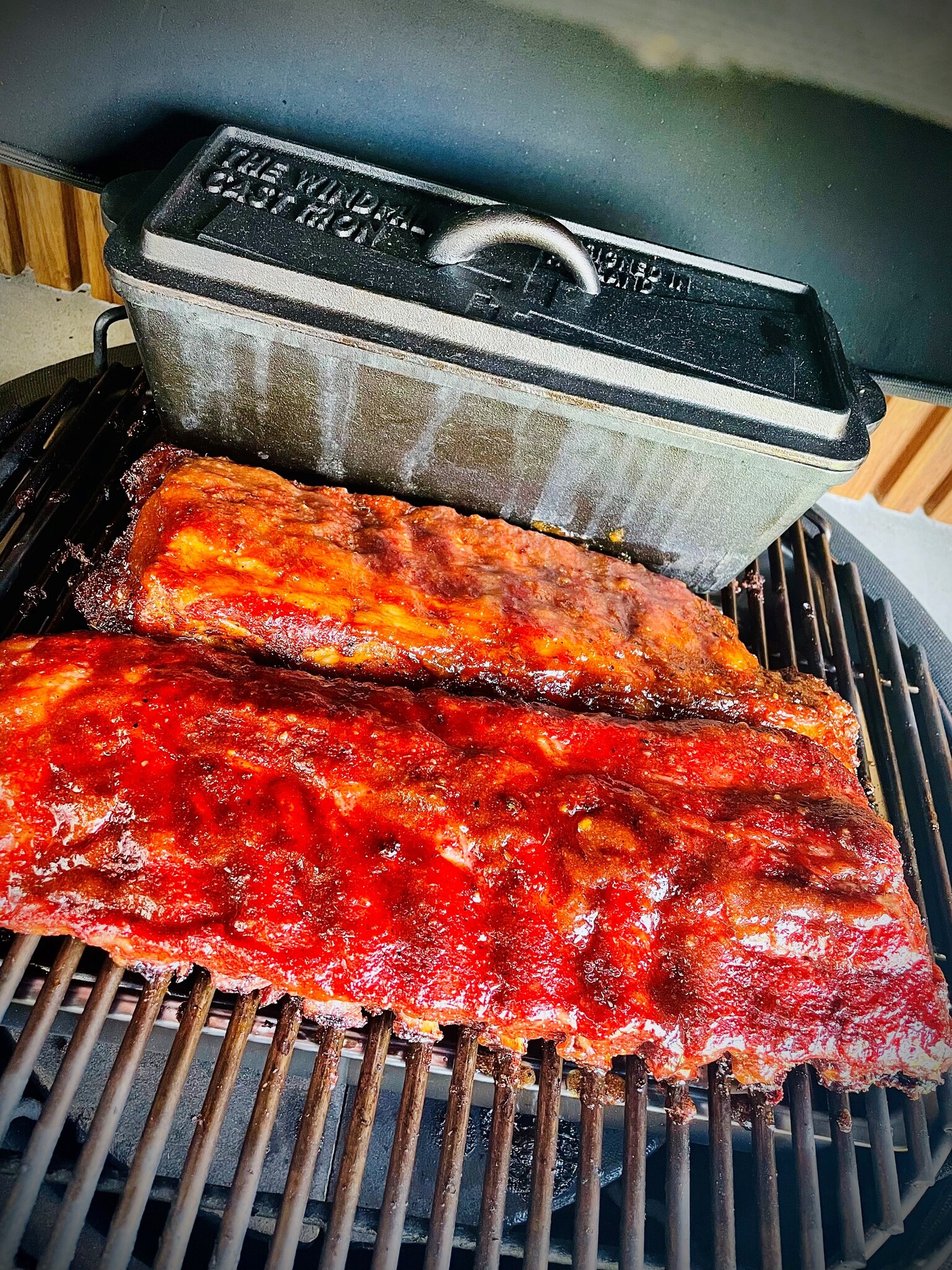 Recipe: Sticky Ribs, salted potatoes & green beans