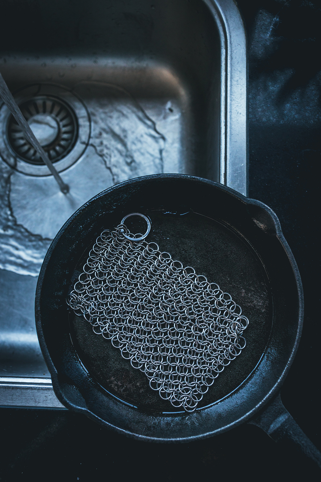 Why the Chain Mail Scrubber Works.
