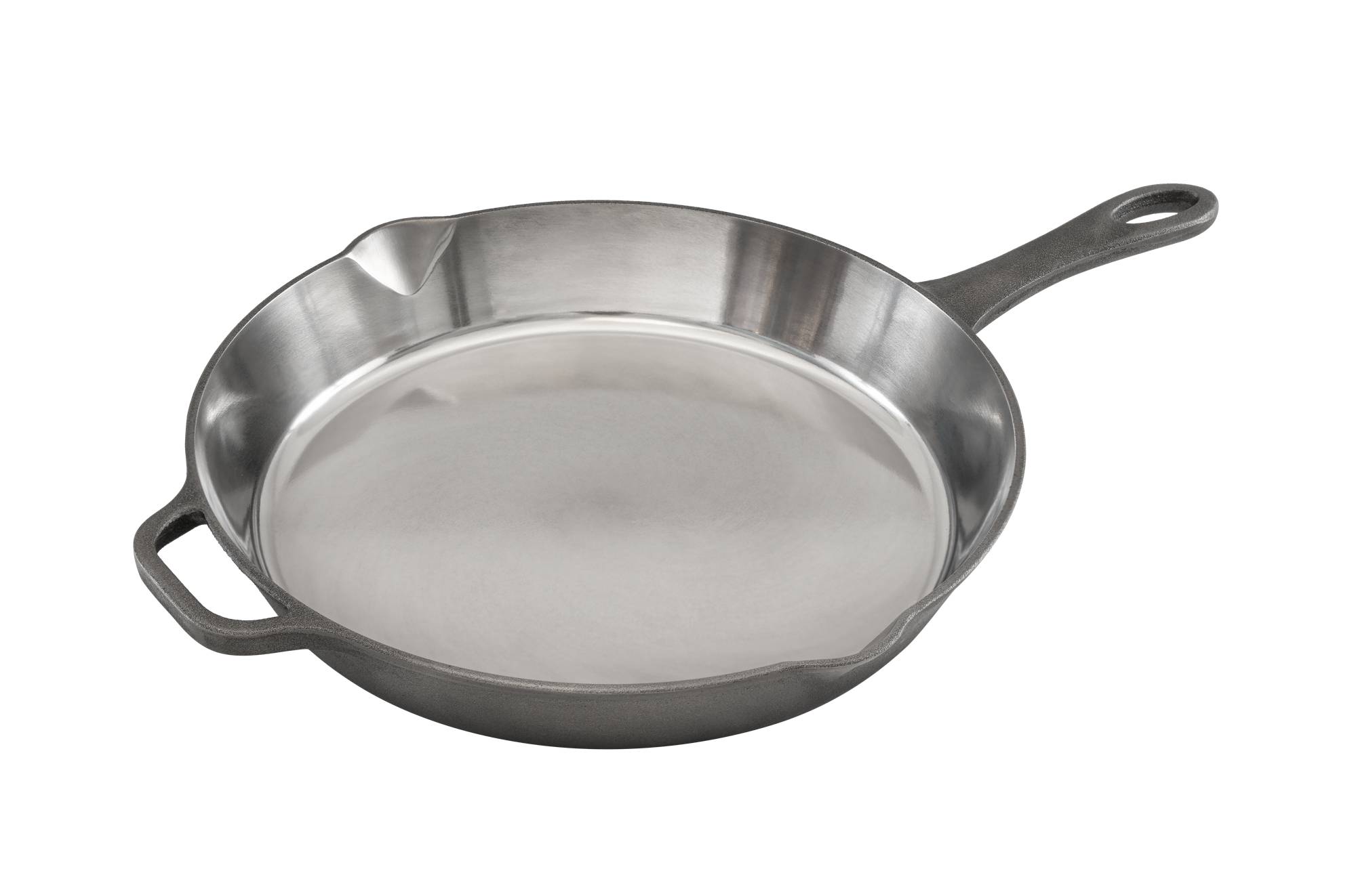 PitmasterX 12 Inch Mirror Skillet with Handle