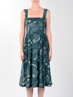 Midikleid FLARE | Print Leaf