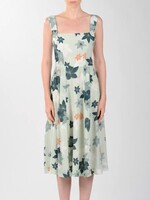 Midi dress FLARE | Print Flower