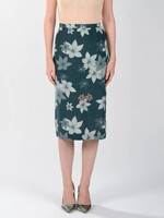 Pencil skirt midi | Print floral