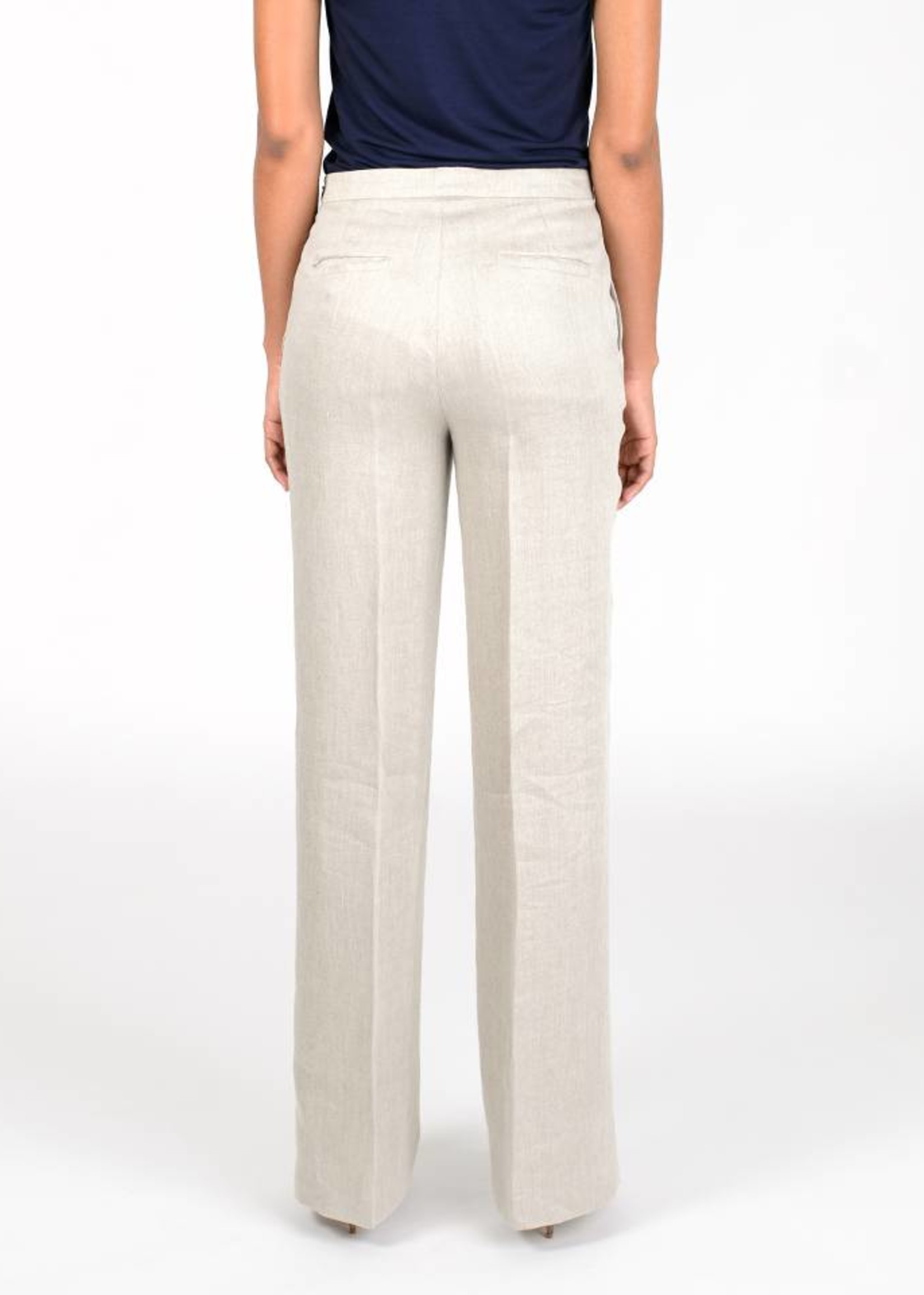 Wide leg linen pants