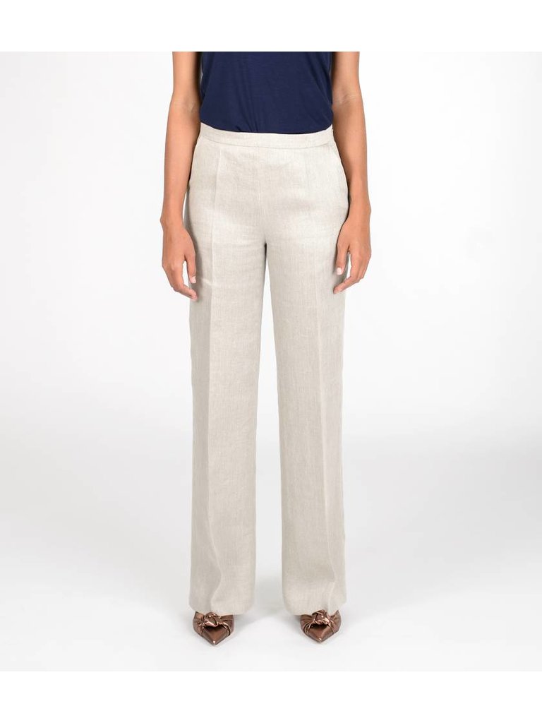 Wide leg linen pants - ETARO