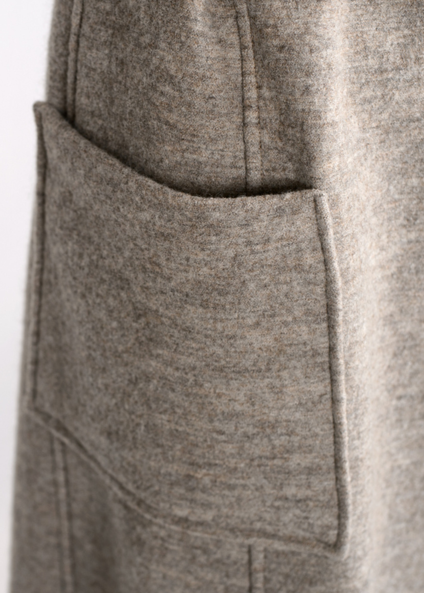 Wool wrap coat | ISABEL