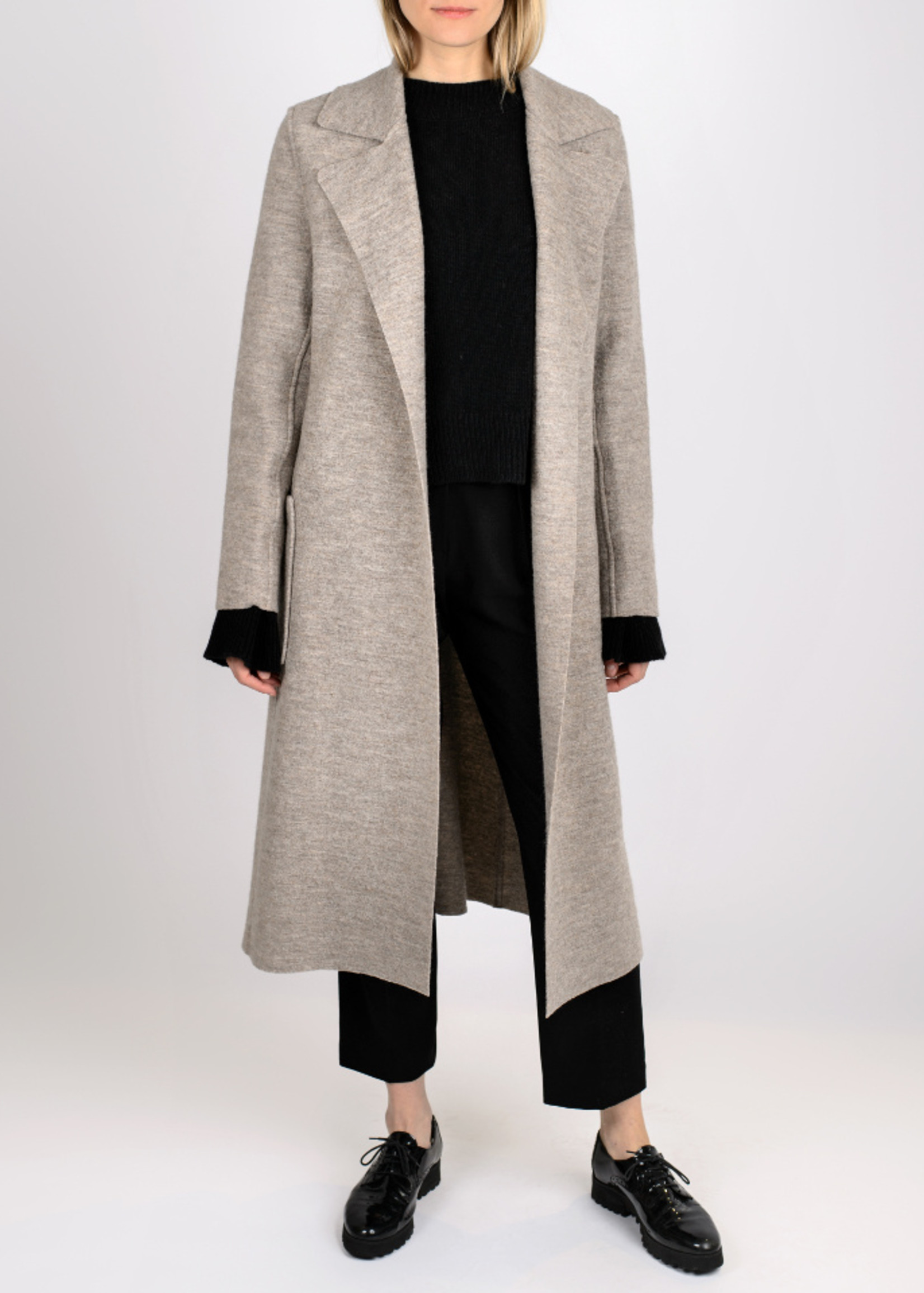 Wool wrap coat | ISABEL