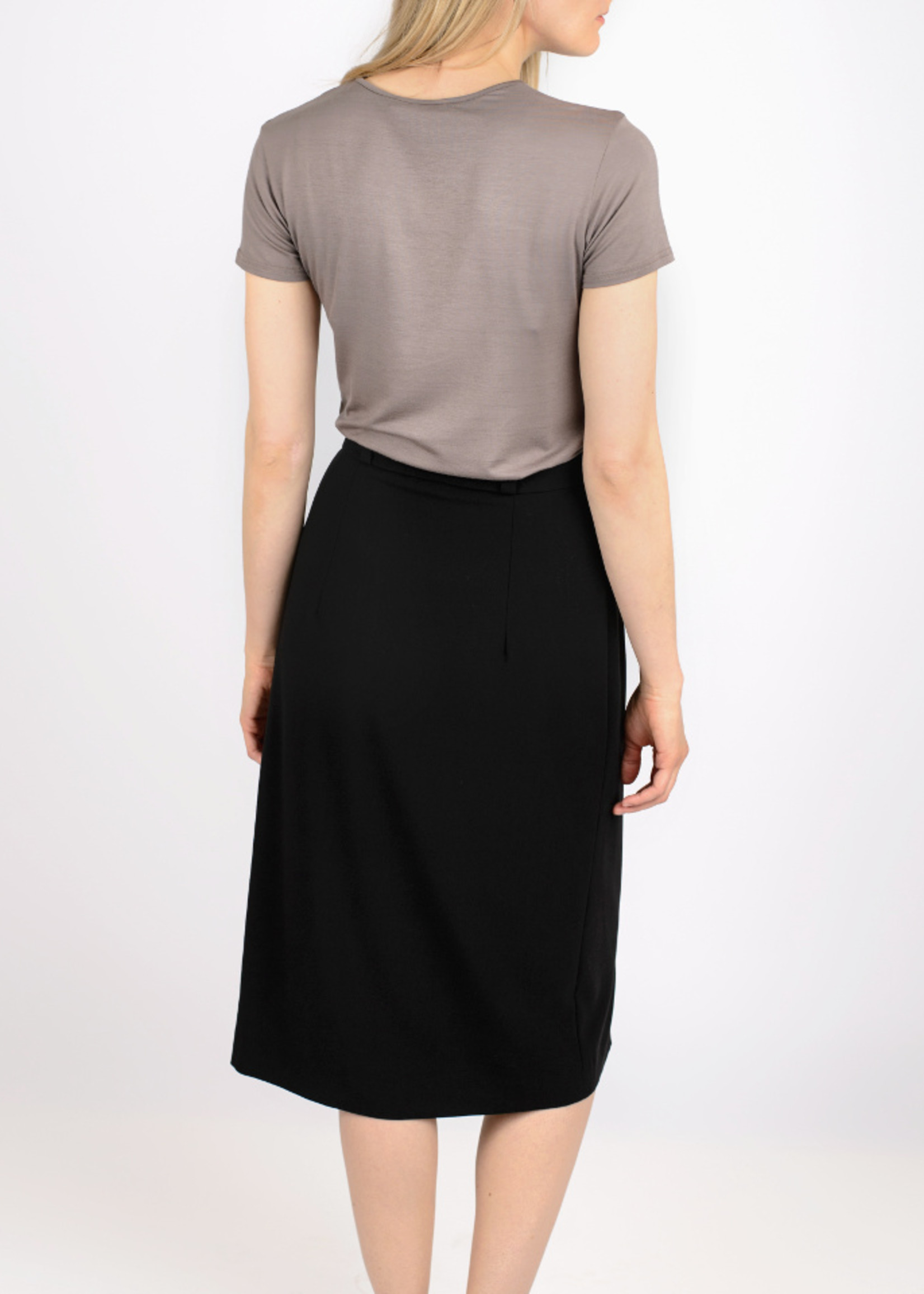 Skirt wrap look | Black