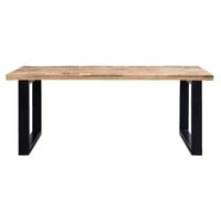 Dining table brown/black