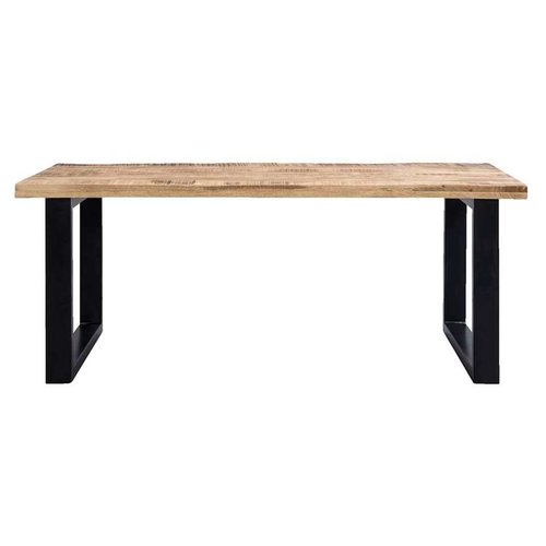 Leenbakker Eetkamertafel bruin/zwart Leenbakker Eetkamertafel bruin/zwart