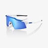 100% 100% SPEEDCRAFT® SL Matte White/Metallic Blue HiPER® Blue Multilayer Mirror Lens + Clear Lens Included 100% 100% SPEEDCRAFT® SL Matte White/Metallic Blue HiPER® Blue Multilayer Mirror Lens + Clear Lens Included