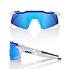 100% 100% SPEEDCRAFT® SL Matte White/Metallic Blue HiPER® Blue Multilayer Mirror Lens + Clear Lens Included 100% 100% SPEEDCRAFT® SL Matte White/Metallic Blue HiPER® Blue Multilayer Mirror Lens + Clear Lens Included