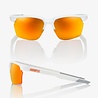 100% 100% SPORTCOUPE® Soft Tact White HiPER® Red Multilayer Mirror Lens + Clear Lens Included 100% 100% SPORTCOUPE® Soft Tact White HiPER® Red Multilayer Mirror Lens + Clear Lens Included