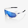 100% 100% SPEEDTRAP® Matte White HiPER® Blue Multilayer Mirror Lens + Clear Lens Included 100% 100% SPEEDTRAP® Matte White HiPER® Blue Multilayer Mirror Lens + Clear Lens Included