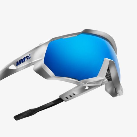 100% Speedtrap - Matte White - Hiper Blue Lens - Sport 4 It