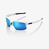 100% 100% SPEEDCOUPE® Matte White HiPER® Blue Multilayer Mirror Lens + Clear Lens Included 100% 100% SPEEDCOUPE® Matte White HiPER® Blue Multilayer Mirror Lens + Clear Lens Included