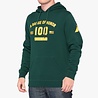 100% 100% TRIBUTE Hooded Pullover Sweatshirt Emerald 100% 100% TRIBUTE Hooded Pullover Sweatshirt Emerald