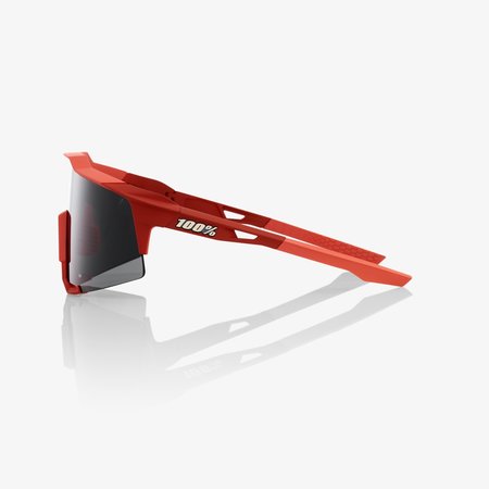 100% 100% SPEEDCRAFT® - Soft Tact Coral - Black Mirror Lens + Clear Lens Included