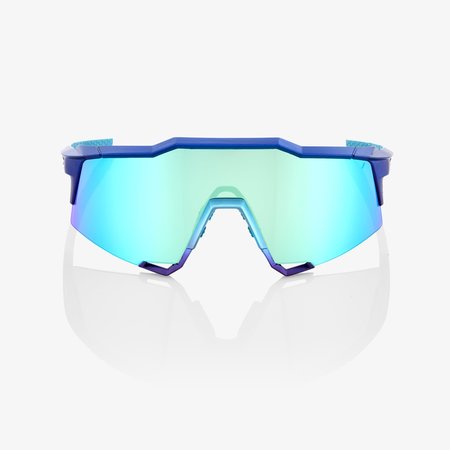 100% 100% SPEEDCRAFT® Matte Metallic Into the Fade Blue Topaz Multilayer Mirror Lens + Clear Lens Included