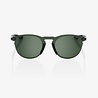100% 100% LEGERE ROUND Matte Black - Grey Green Lens 100% 100% LEGERE ROUND Matte Black - Grey Green Lens