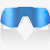 100% 100% S3® Matte White HiPER® Blue Multilayer Mirror Lens 100% 100% S3® Matte White HiPER® Blue Multilayer Mirror Lens