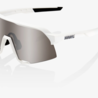 100% 100% S3® Matte White HiPER® Silver Mirror Lens + Clear Lens Included 100% 100% S3® Matte White HiPER® Silver Mirror Lens + Clear Lens Included