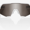 100% 100% S3® Matte White HiPER® Silver Mirror Lens + Clear Lens Included 100% 100% S3® Matte White HiPER® Silver Mirror Lens + Clear Lens Included