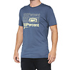 100% 100% T-Shirt Kramer Blauw 100% 100% T-Shirt Kramer Blauw